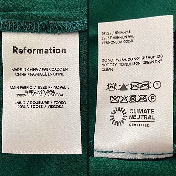 Reformation Twilight Midi Dress | Emerald | Size 2 - Picture 12 of 14